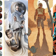 A selection of Star Wars artwork from Alex Mines, Steve Anderson, Jonathan Beistline, and Danny Haas